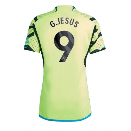 Moški Nogometni dresi Arsenal Gabriel Jesus #9 Gostujoči 2023-24 Kratek Rokav